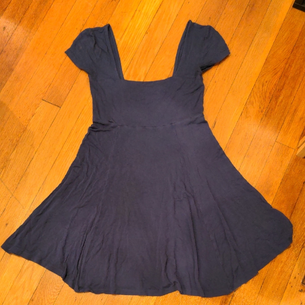 Babydoll Navy Blue Dress